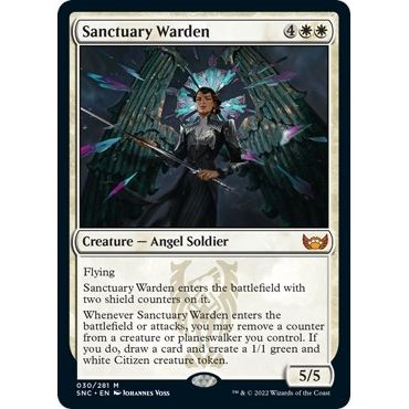 Image for Sanctuary Warden (30) (SNC) - Magic: The Gathering