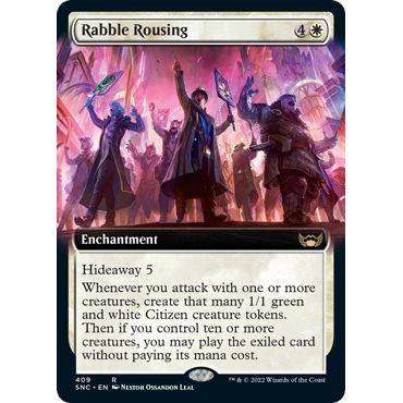 Image for Rabble Rousing (Extended Art) (409) (SNC) - Magic: The Gathering