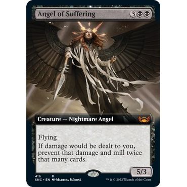 Image for Angel of Suffering (Extended Art) (416) (SNC) - Magic: The Gathering