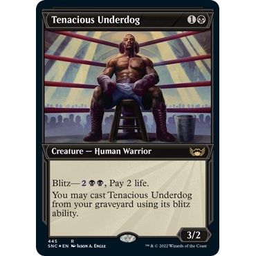 Image for Tenacious Underdog (Showcase) (Foil Etched) (445) (SNC) - Magic: The Gathering