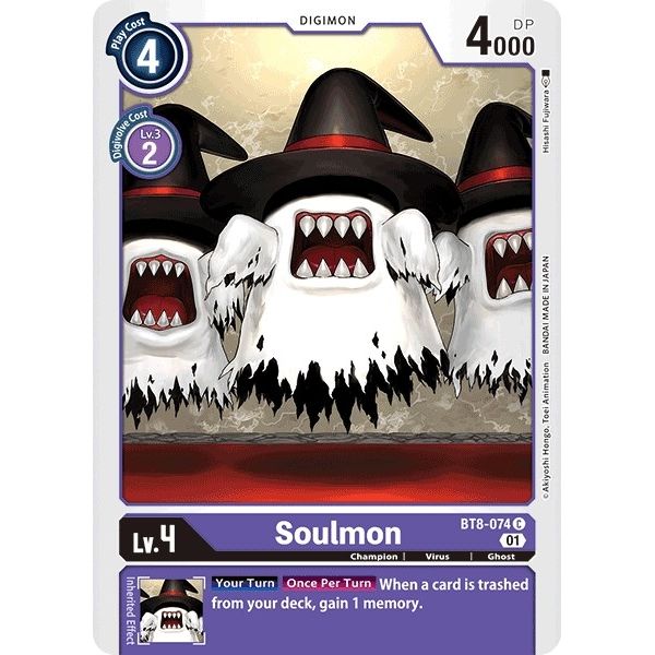 Image for Soulmon (BT8-074 C) (BT08) - Digimon Card Game
