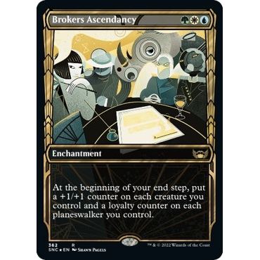 Image for Brokers Ascendancy (Gilded Foil) (362) (SNC) - Magic: The Gathering