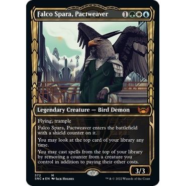 Image for Falco Spara, Pactweaver (Gilded Foil) (372) (SNC) - Magic: The Gathering
