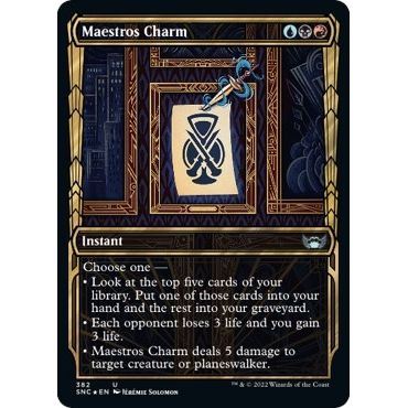 Image for Maestros Charm (Gilded Foil) (382) (SNC) - Magic: The Gathering