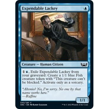 Image for Expendable Lackey (43) (SNC) - Magic: The Gathering