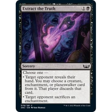 Image for Extract the Truth (78) (SNC) - Magic: The Gathering