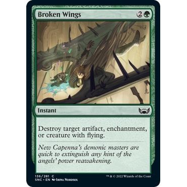 Image for Broken Wings (136) (SNC) - Magic: The Gathering