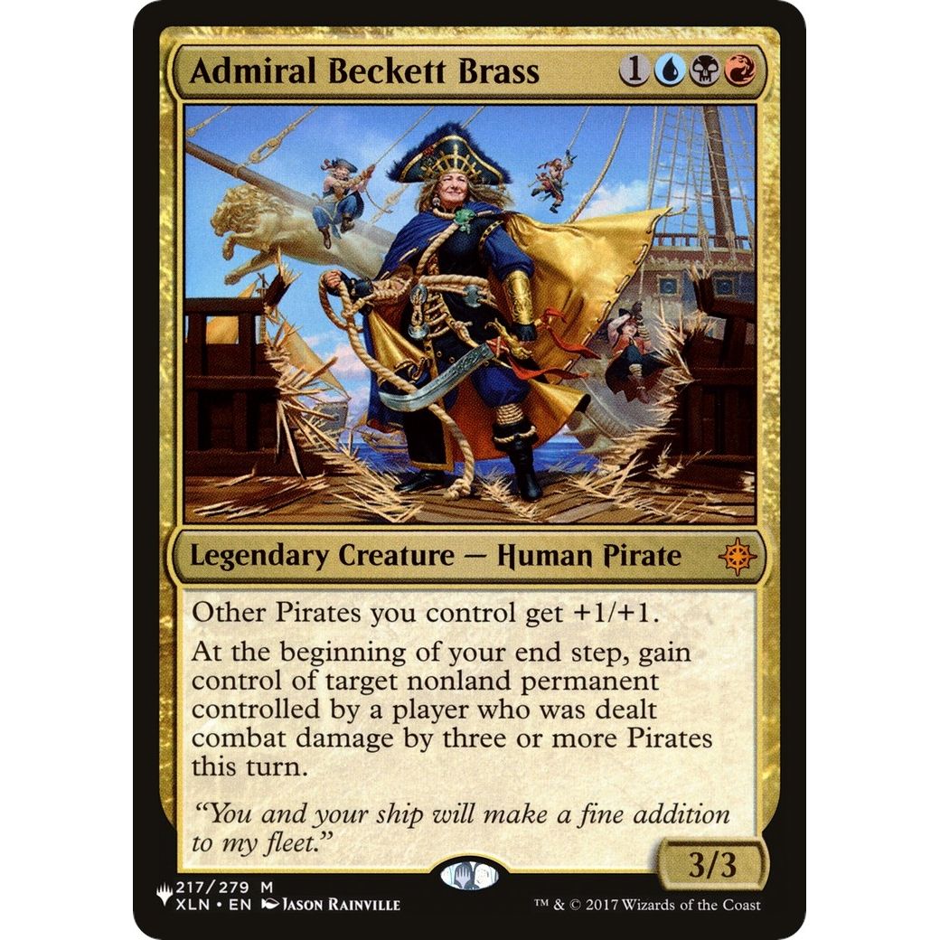 Image for Admiral Beckett Brass (217/279) (LIST) - Magic: The Gathering