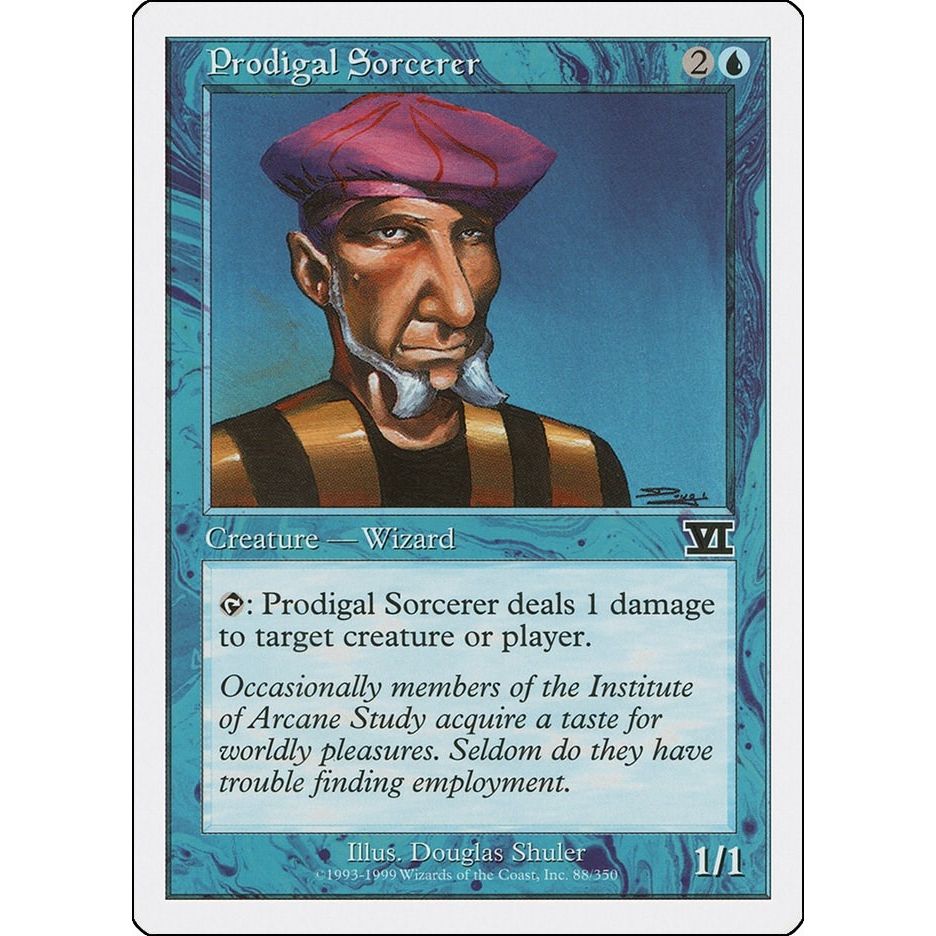 Image for Prodigal Sorcerer (88) (6ED) - Magic: The Gathering