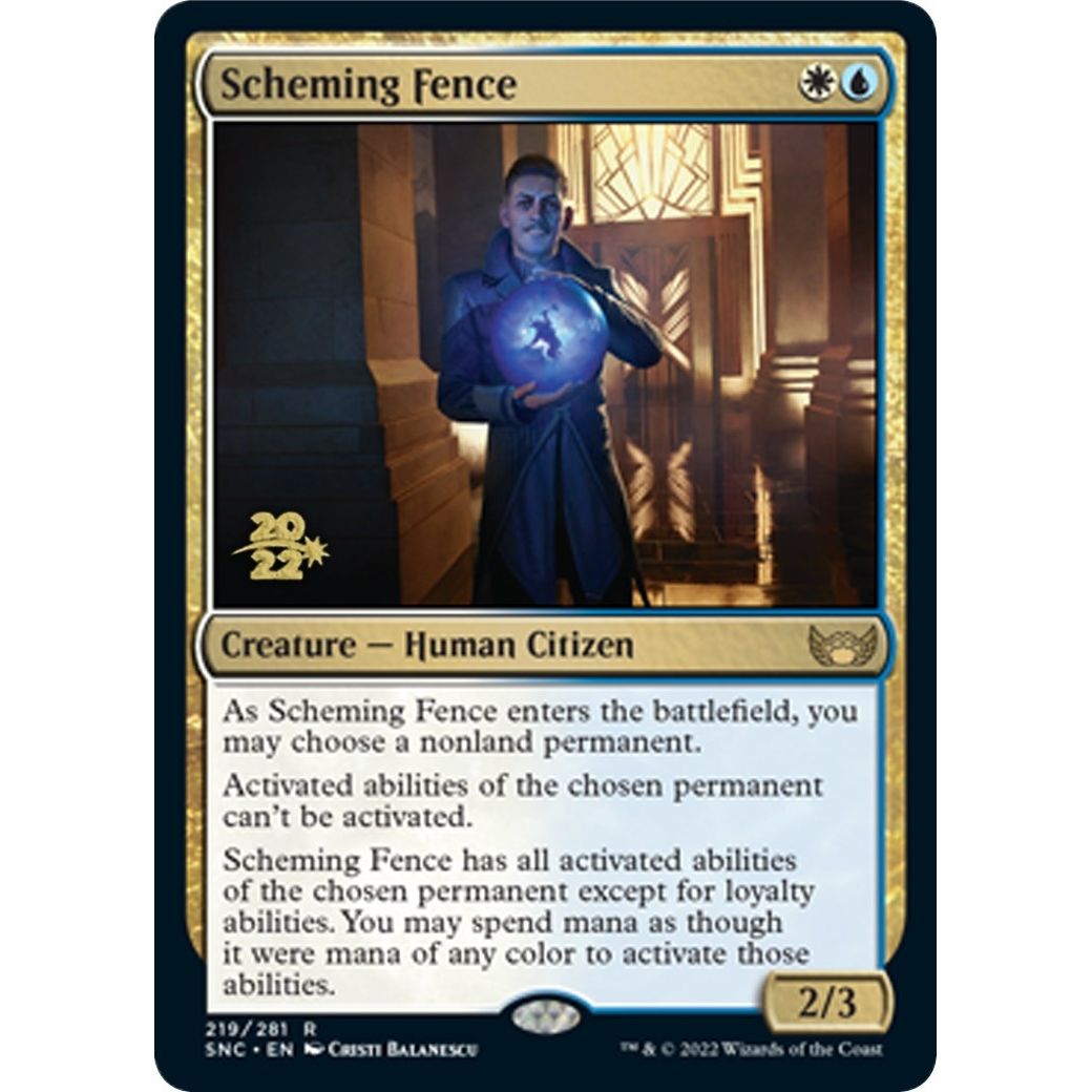 Image for Scheming Fence (219) (PRE) - Magic: The Gathering