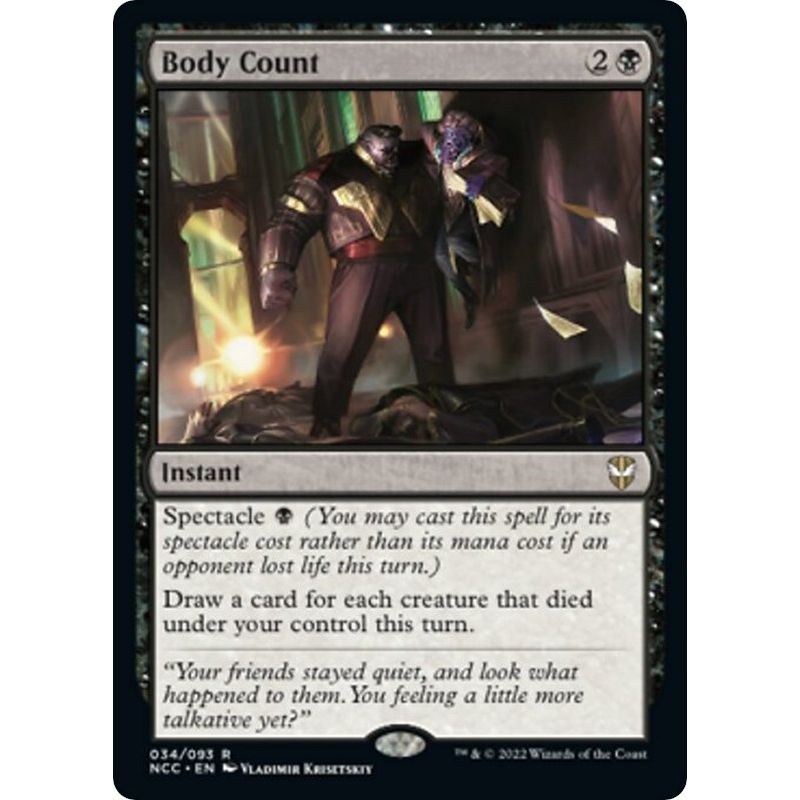 Image for Body Count (34) (NCC) - Magic: The Gathering
