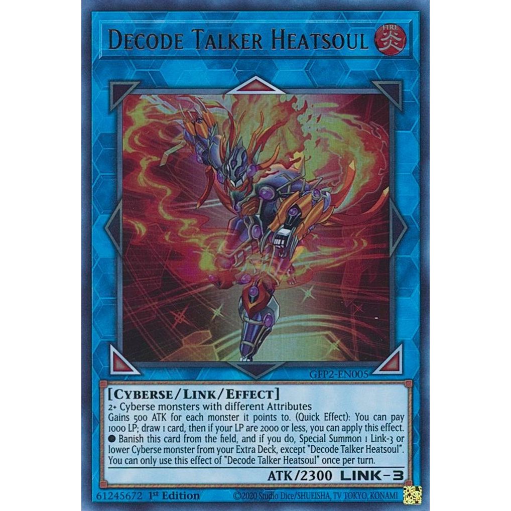 Image for Decode Talker Heatsoul (GFP2-EN005) (GFP2) - YuGiOh