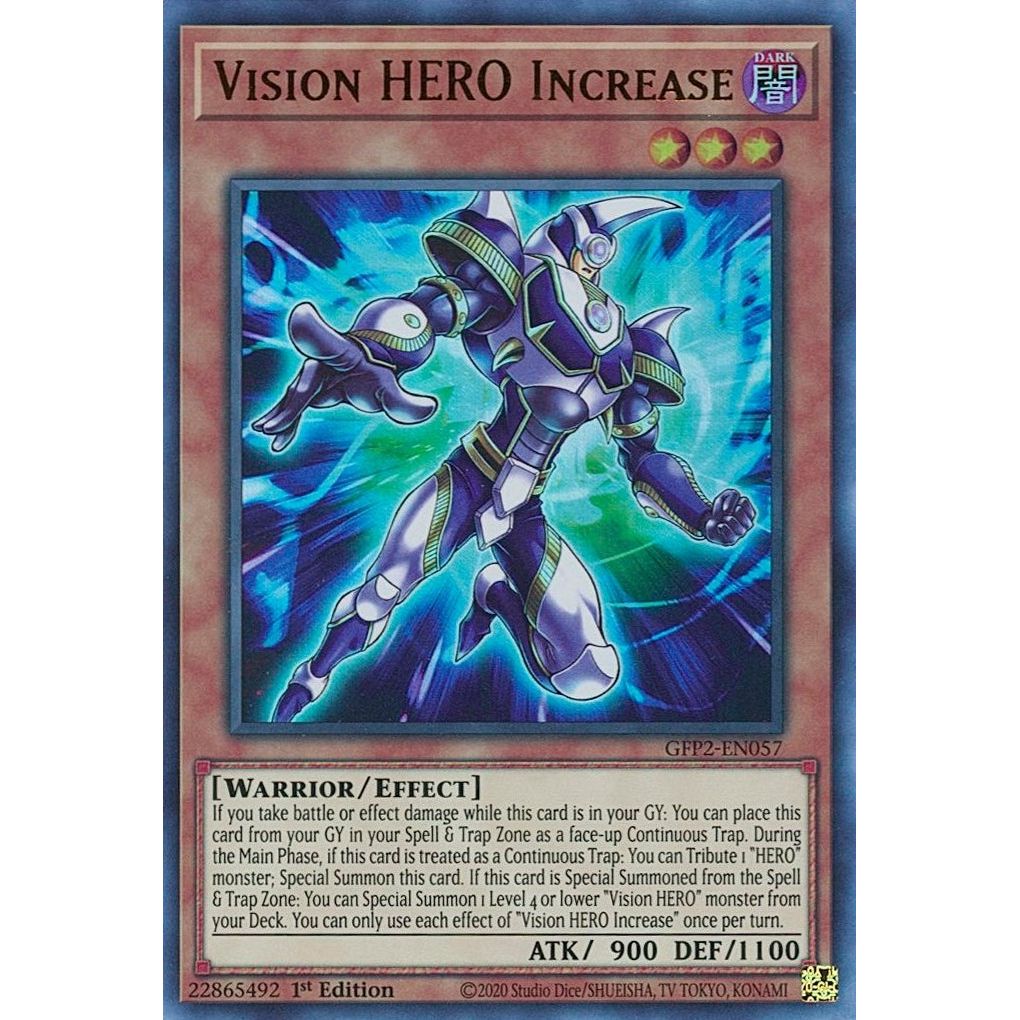 Image for Vision HERO Increase (GFP2-EN057) (GFP2) - YuGiOh