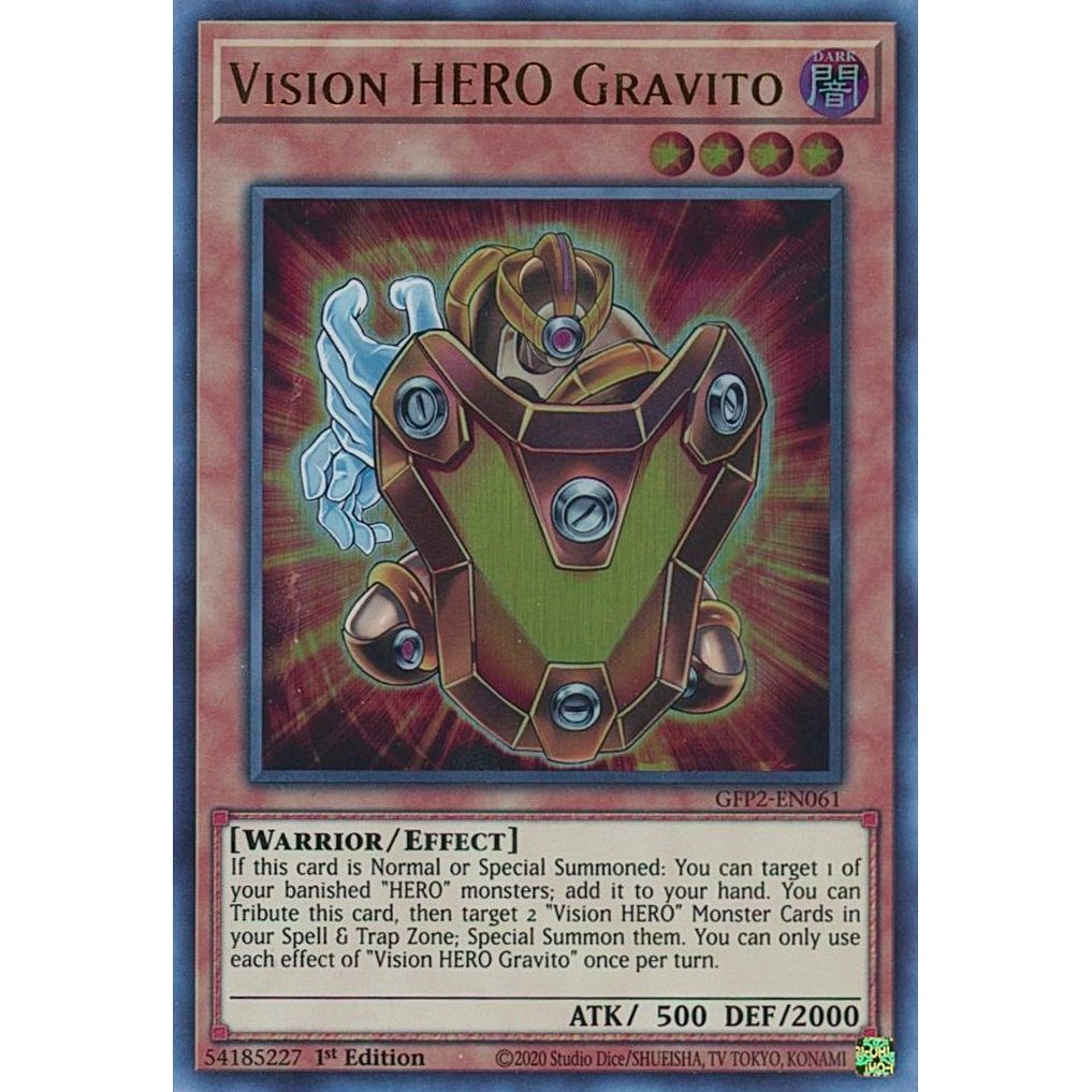 Image for Vision HERO Gravito (GFP2-EN061) (GFP2) - YuGiOh