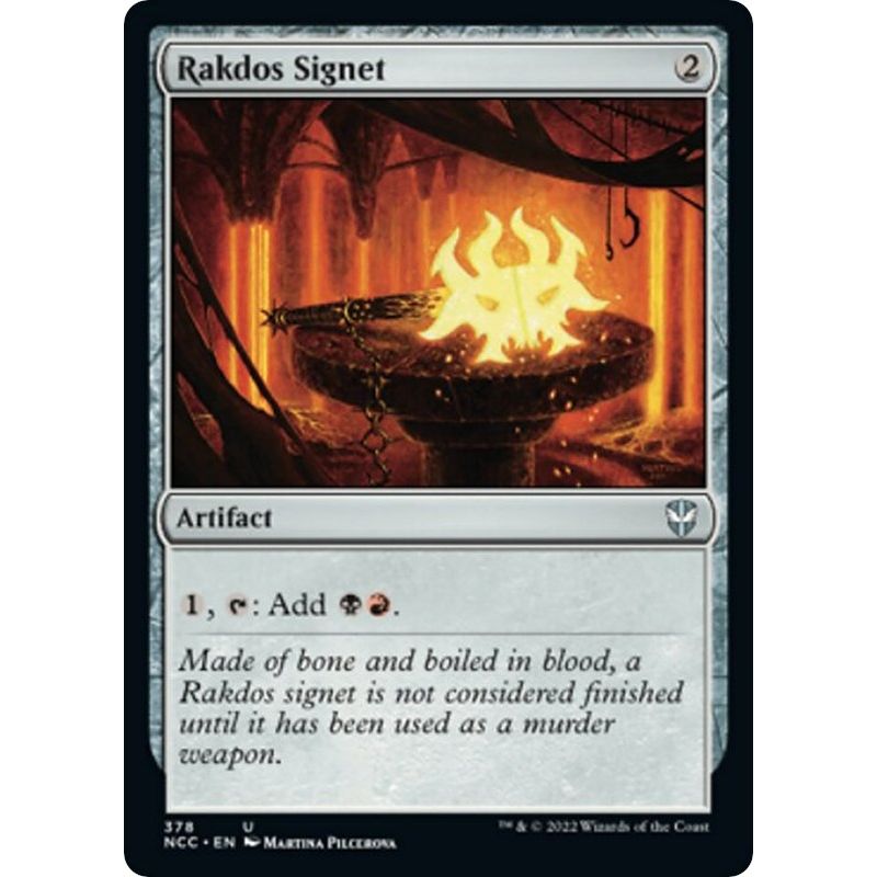 Image for Rakdos Signet (378) (NCC) - Magic: The Gathering