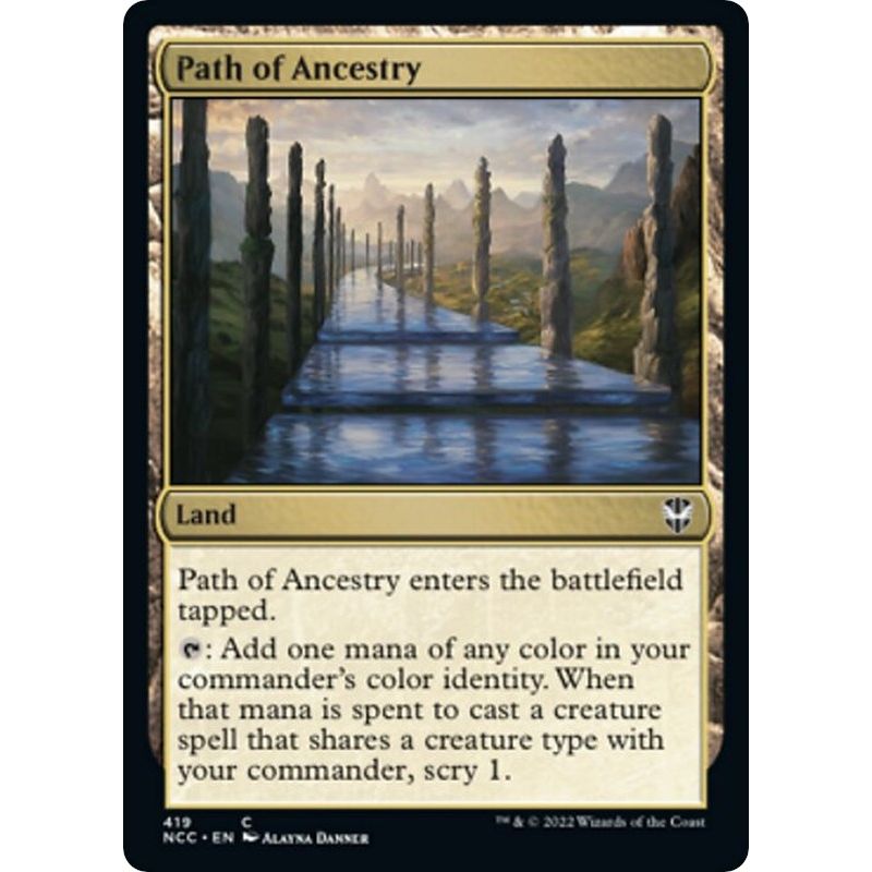 Image for Path of Ancestry (419) (NCC) - Magic: The Gathering