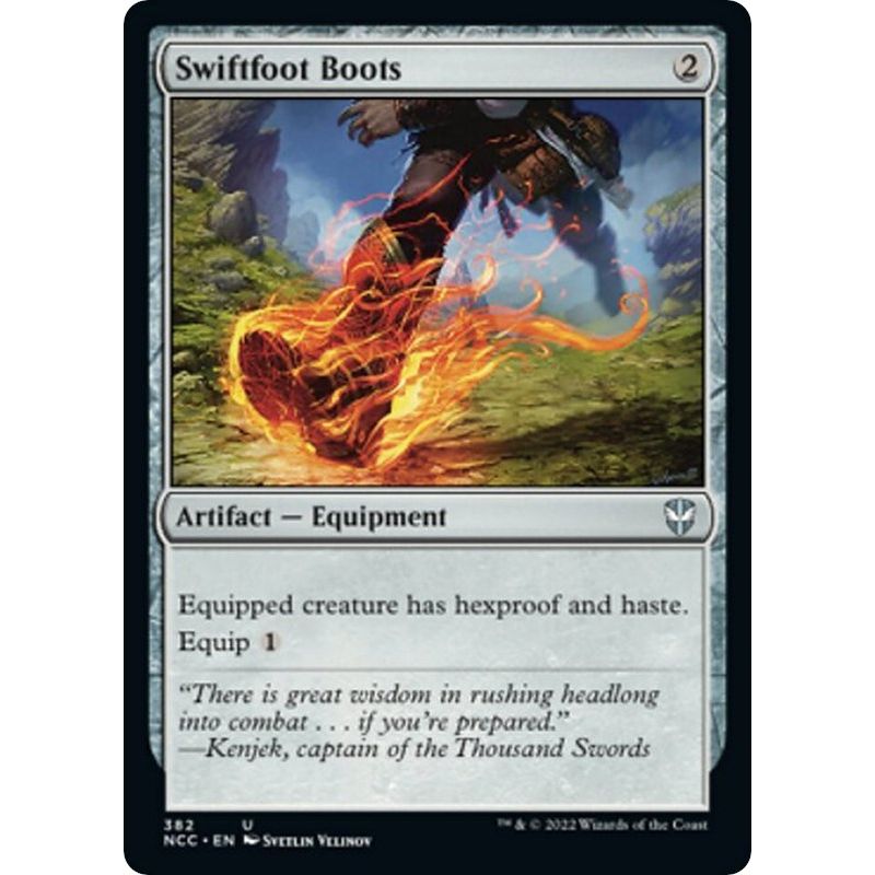 Image for Swiftfoot Boots (382) (NCC) - Magic: The Gathering