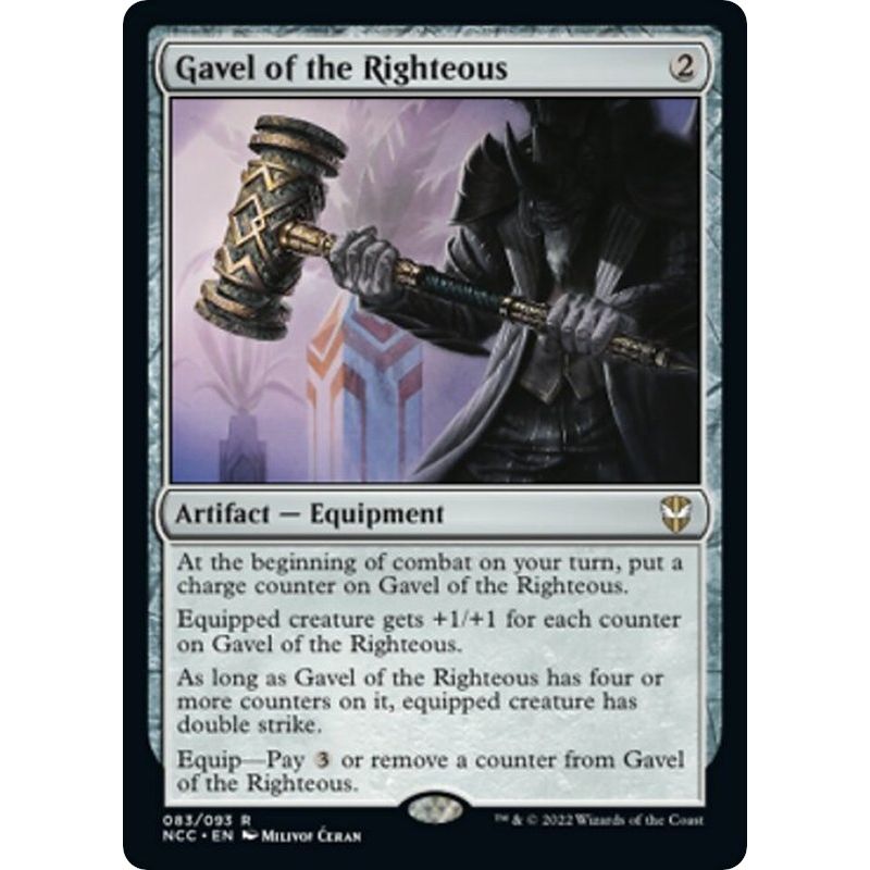 Image for Gavel of the Righteous (83) (NCC) - Magic: The Gathering
