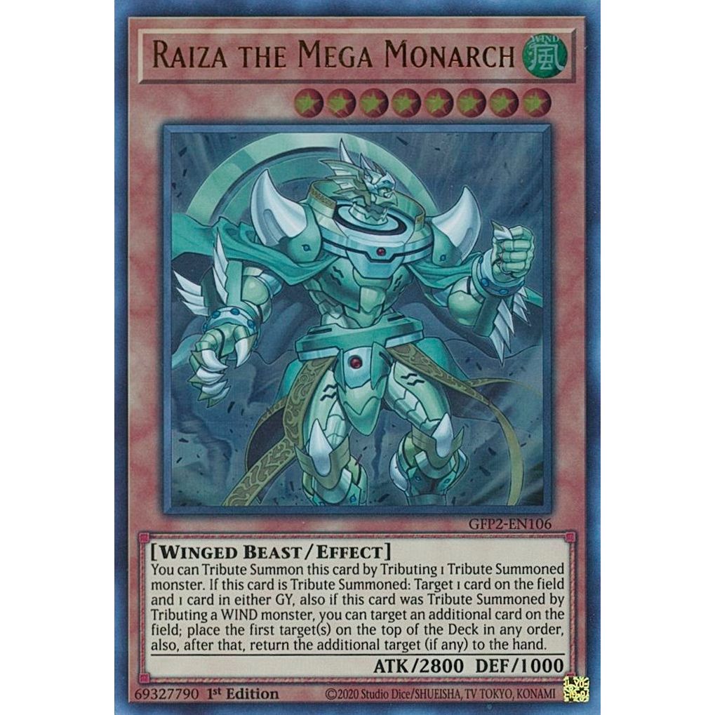 Image for Raiza the Mega Monarch (GFP2-EN106) (GFP2) - YuGiOh