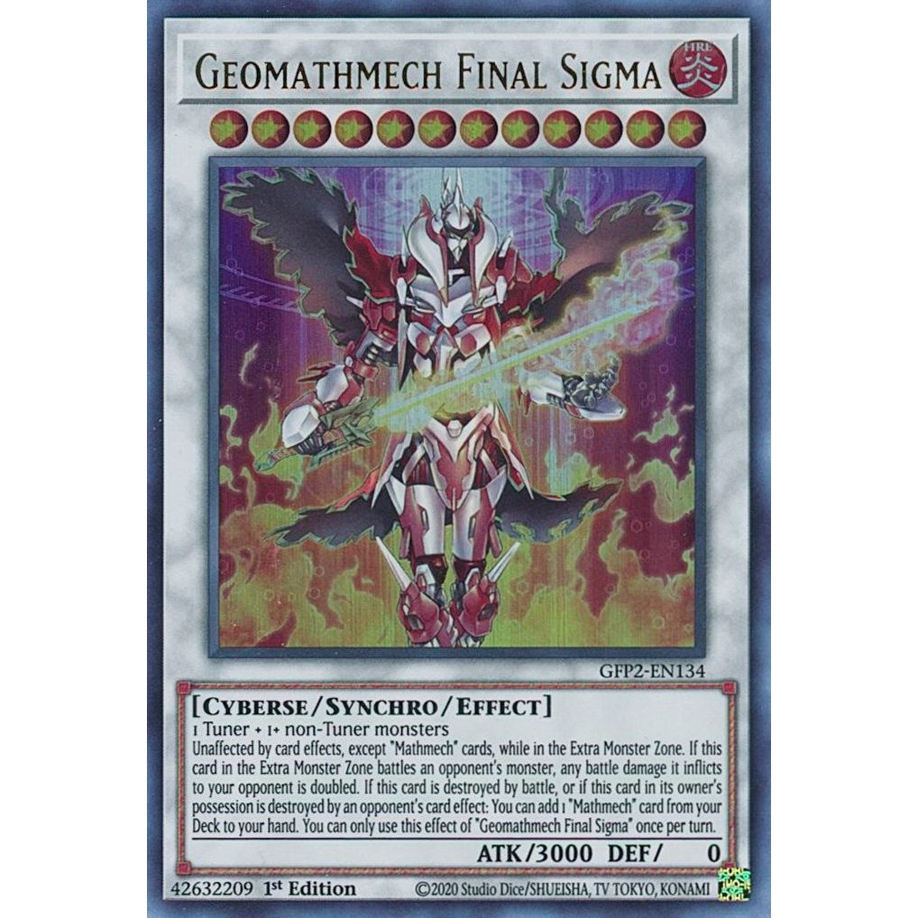 Image for Geomathmech Final Sigma (GFP2-EN134) (GFP2) - YuGiOh