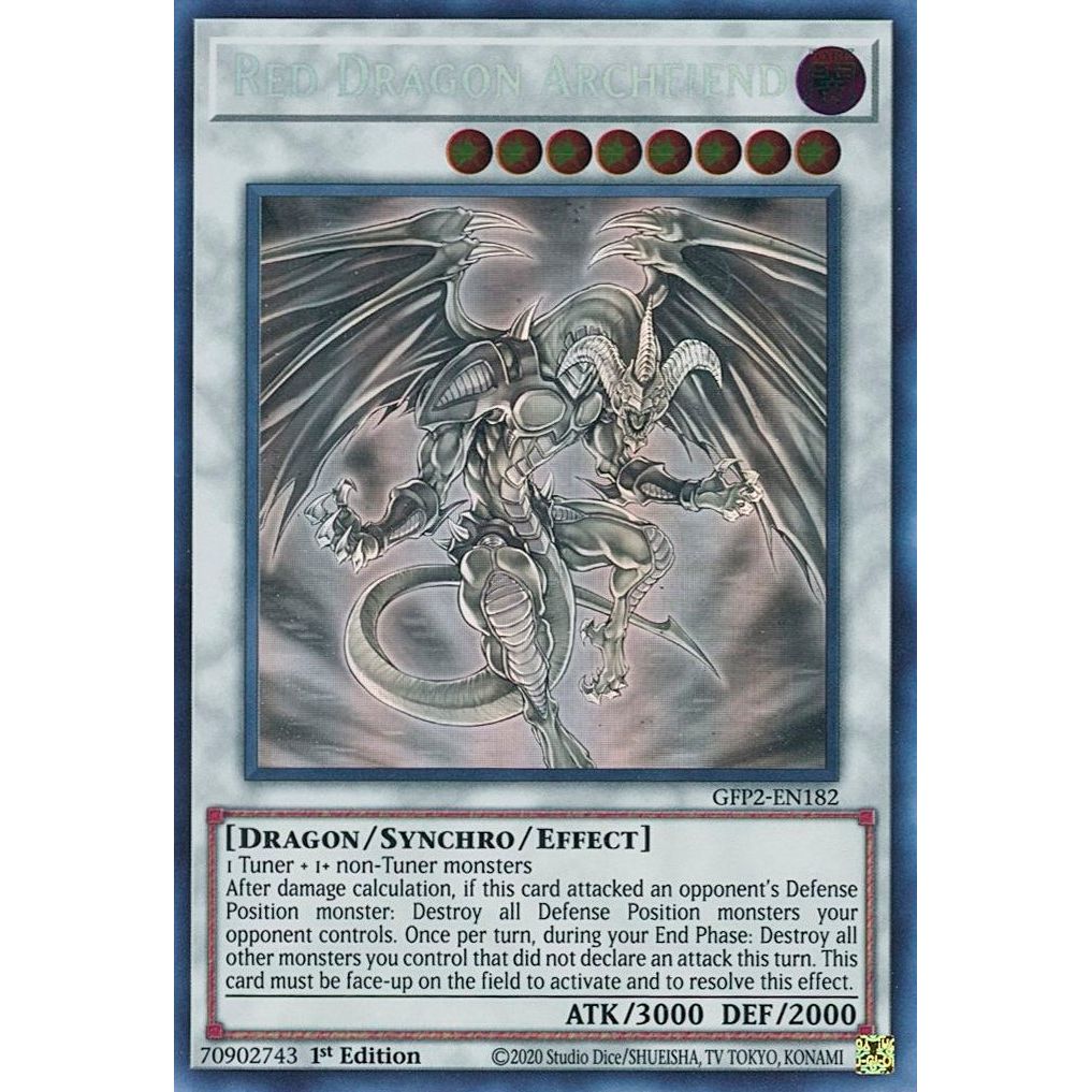 Image for Red Dragon Archfiend (Ghost Rare) (GFP2-EN182) (GFP2) - YuGiOh
