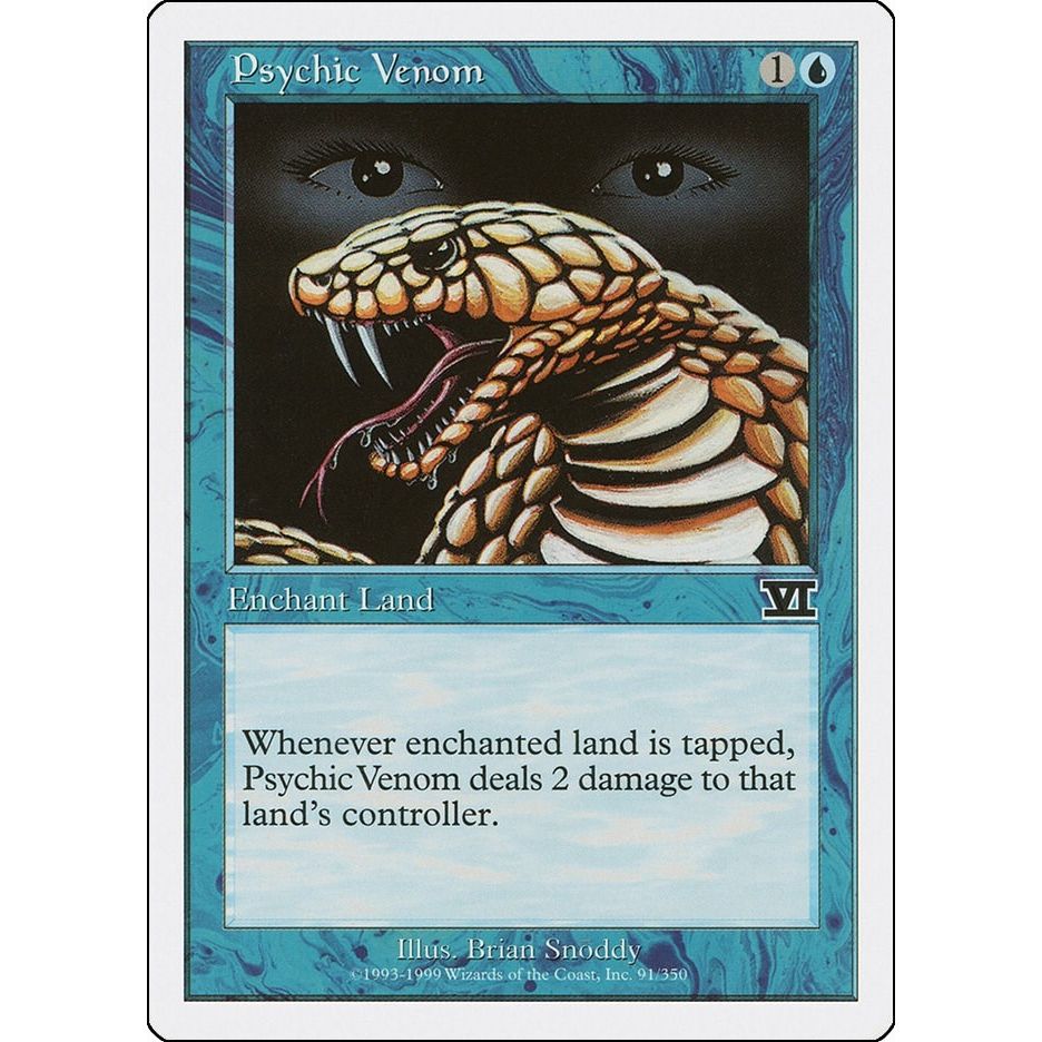 Image for Psychic Venom (91) (6ED) - Magic: The Gathering
