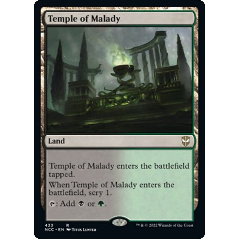 Image for Temple of Malady (433) (NCC) - Magic: The Gathering