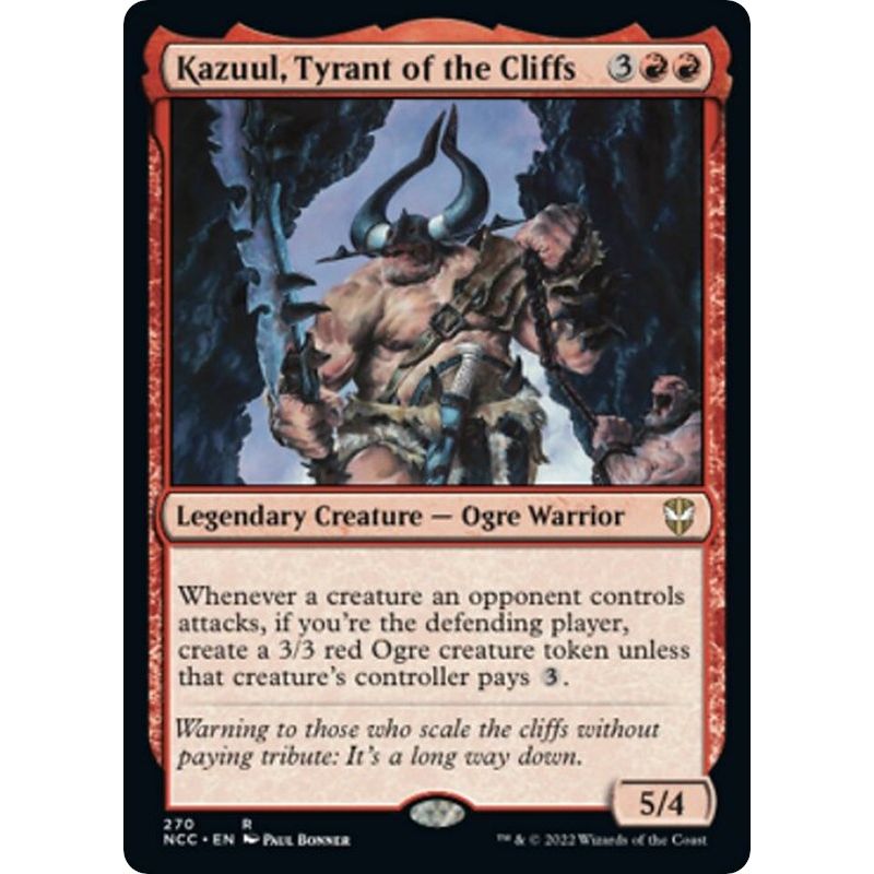 Image for Kazuul, Tyrant of the Cliffs (270) (NCC) - Magic: The Gathering