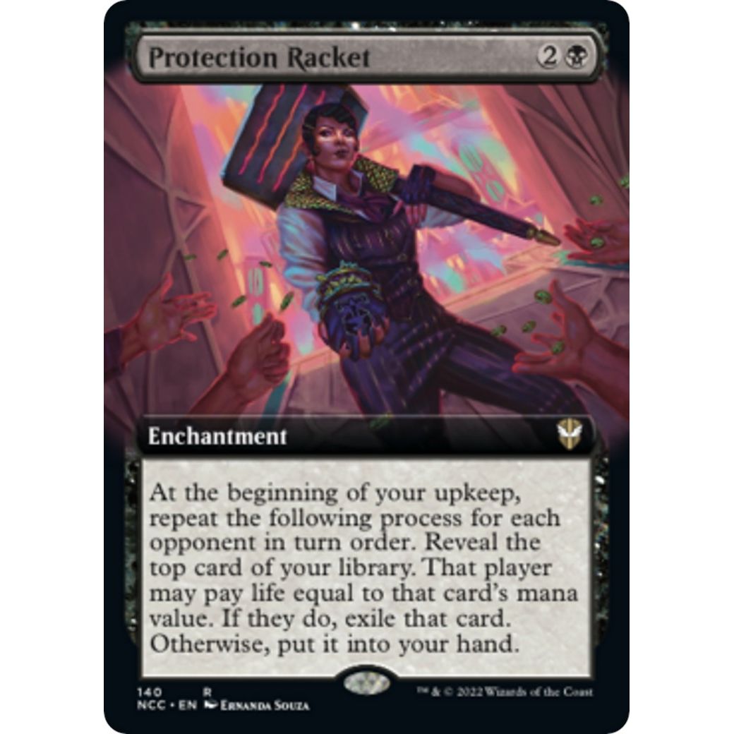 Image for Protection Racket (Extended Art) (140) (NCC) - Magic: The Gathering