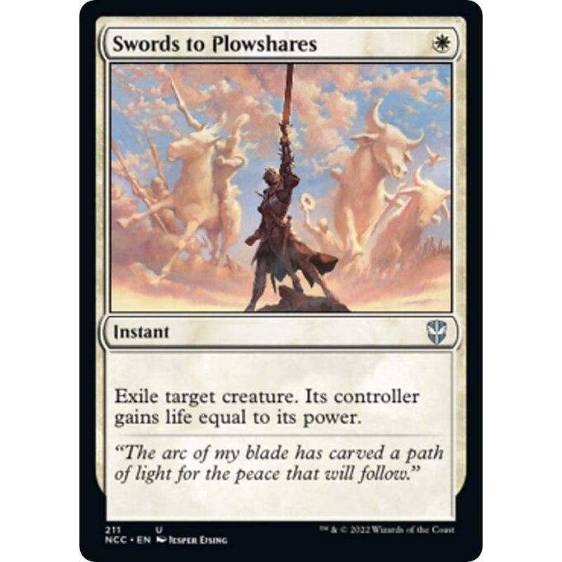Image for Swords to Plowshares (211) (NCC) - Magic: The Gathering