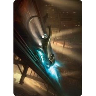 Image for Run Out of Town Art Card (13) (ASSNC) - Magic: The Gathering