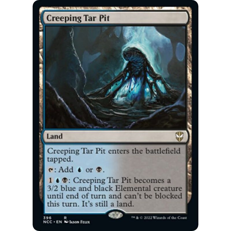 Image for Creeping Tar Pit (396) (NCC) - Magic: The Gathering