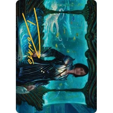 Image for Lagrella, the Magpie Art Card (Gold-Stamped Signature) (28) (ASSNC) - Magic: The Gathering