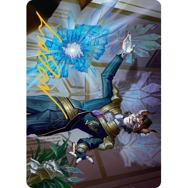 Image for Kros, Defense Contractor Art Card (Gold-Stamped Signature) (44) (ASSNC) - Magic: The Gathering