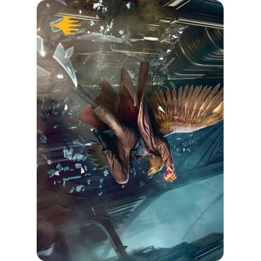 Image for Skyway Robber Art Card (Gold-Stamped) (55) (ASSNC) - Magic: The Gathering