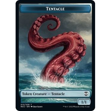 Image for Tentacle // Champion of Wits Double-Sided Token (13 // 14) (NCC) - Magic: The Gathering
