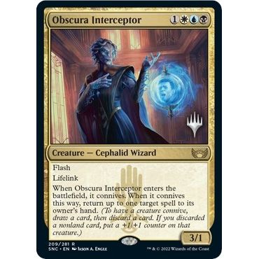 Image for Obscura Interceptor (209) (PPSNC) - Magic: The Gathering