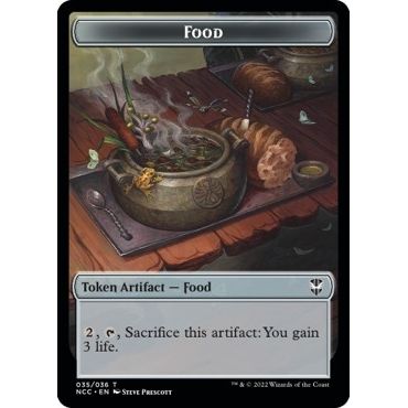 Image for Food // Citizen Double-Sided Token (35 // 12) (NCC) - Magic: The Gathering