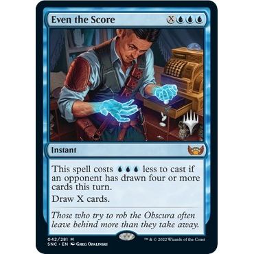 Image for Even the Score (42) (PPSNC) - Magic: The Gathering