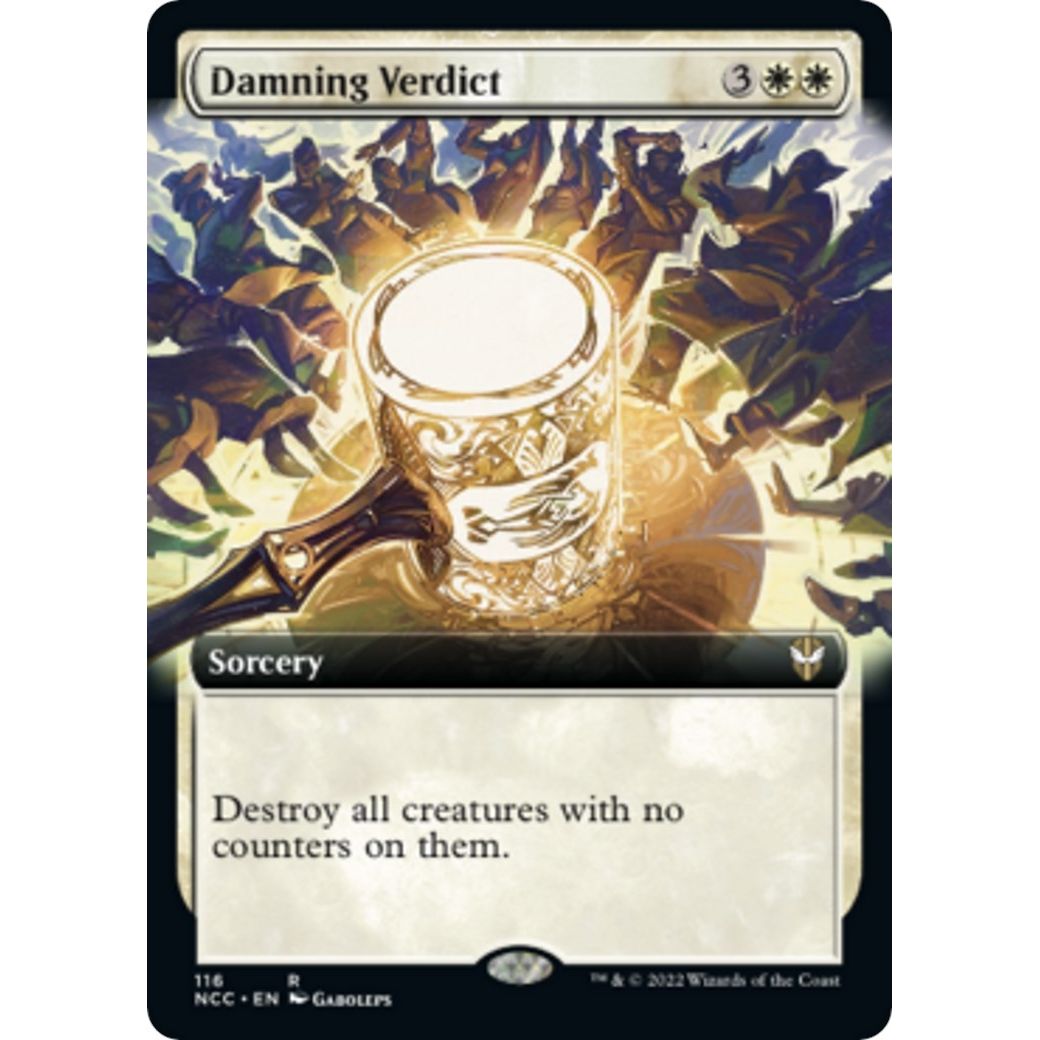 Image for Damning Verdict (Extended Art) (116) (NCC) - Magic: The Gathering