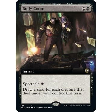 Image for Body Count (Extended Art) (135) (NCC) - Magic: The Gathering