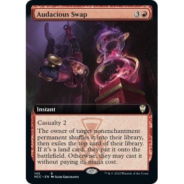 Image for Audacious Swap (Extended Art) (145) (NCC) - Magic: The Gathering