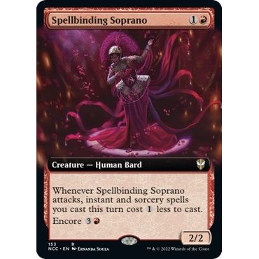 Image for Spellbinding Soprano (Extended Art) (153) (NCC) - Magic: The Gathering