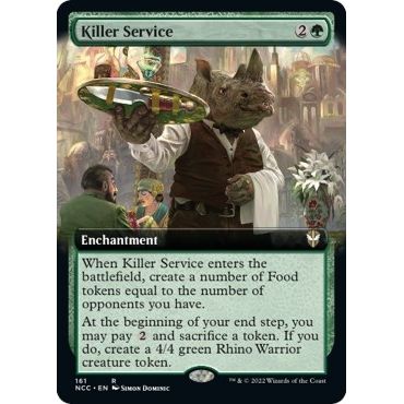 Image for Killer Service (Extended Art) (161) (NCC) - Magic: The Gathering