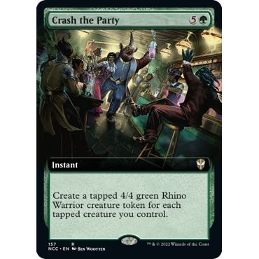 Image for Crash the Party (Extended Art) (157) (NCC) - Magic: The Gathering