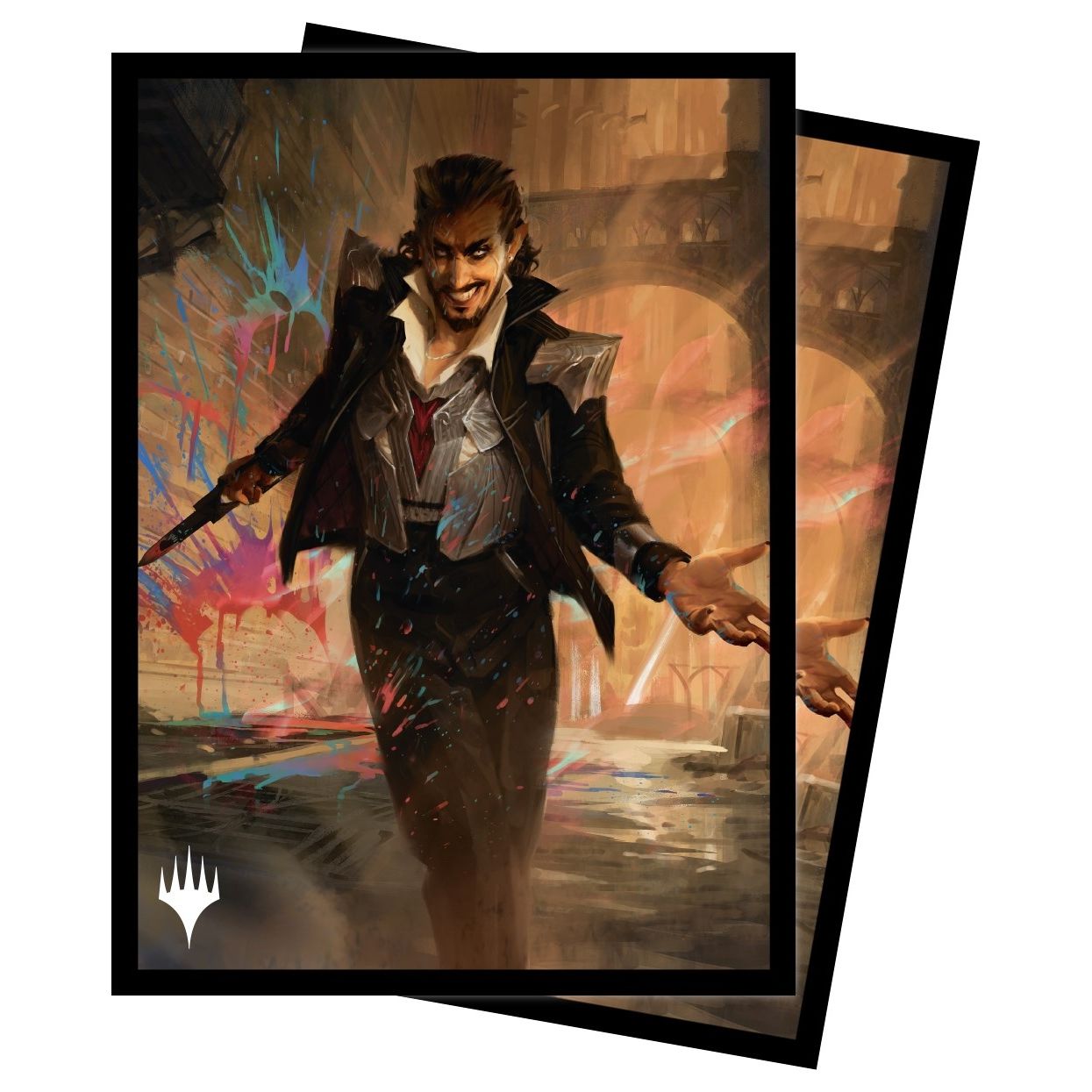 Image for Commander: Streets of New Capenna Anhelo, the Painter (B) Standard Deck Protector sleeves for Magic (100-Pack) - Card Sleeves