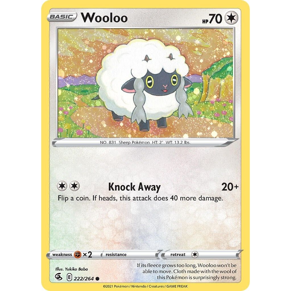Image for Wooloo - 222/264 (Cosmos Holo) (222/264) (MCAP) - Pokemon
