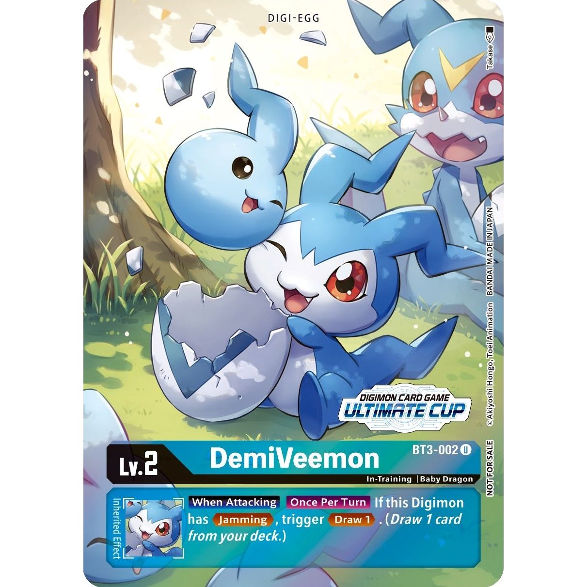 Image for DemiVeemon - BT3-002 (Ultimate Cup 2022) (BT3-002 U) (BT01-03A) - Digimon Card Game
