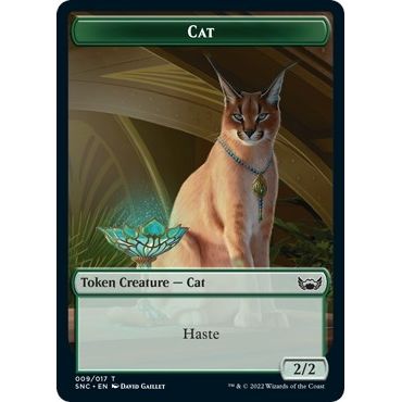 Image for Cat // Rogue Double-Sided Token (9 // 7) (SNC) - Magic: The Gathering