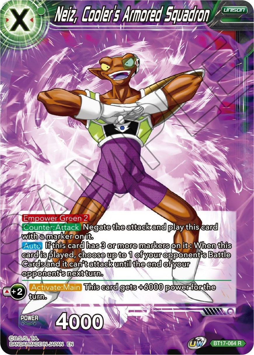 Image for Neiz, Cooler's Armored Squadron (BT17-064) (DBS-B17) - Dragon Ball Super: Masters